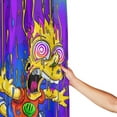 thumbnail image 4 of Cartoon Simpsons Shower Curtain Cute Anime Shower Curtain Polyester Fabric Bathroom Decor Curtain Set with Hooks 72In, 4 of 8