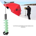 thumbnail image 4 of Ice Auger,  Adapter Easy Drilling Ice Drill Auger Set Cemented Carbide Nylon 8in Diameter  for Outdoor, 4 of 7