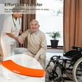 thumbnail image 2 of Slide Transfer Board, Thickened Patient Transfer Board with 330lbs Weight Capacity, Curved Transferring Board with Handle, Slide Assist Device for Bed Car Toilet, 2 of 6