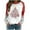 Red B, variant on IROINNID Christmas Sweatshirts for Women Crewneck Long Sleeve Shirt Printed Loose Fit Tops Holiday Casual Pullover,Pink