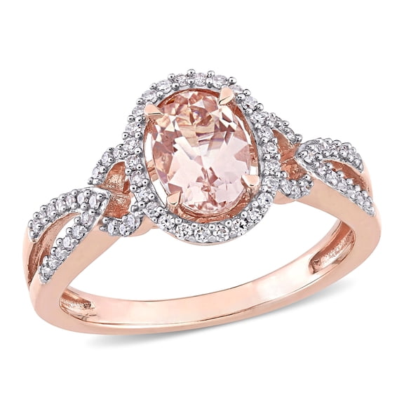 Everly Women's Morganite 14K Rose Gold Engagement Ring