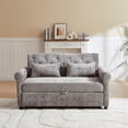 thumbnail image 6 of Newboti Furniture 58.27" 3 in 1 Loveseat Sofa Bed, Chenille Fabric Pull Out Couch Sleeper,Full K/D Bcak Frame, Seat Frame And Armrest & 2 Pillows for Living Room Functionl Sofa Bed 61865, 6 of 15