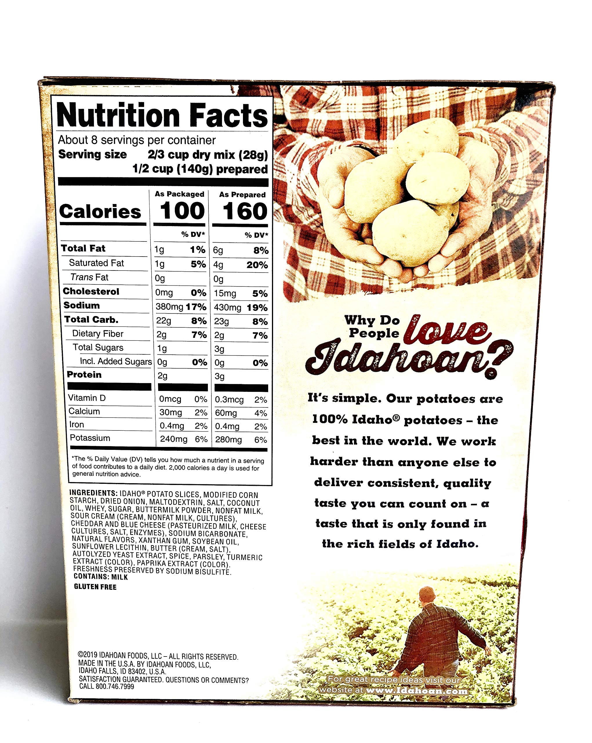 Idahoan Scalloped Homestyle Casserole Family Size 7.34 oz (Pack of 8)