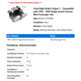 thumbnail image 2 of Front Right Brake Caliper 1 - Compatible with 1996 - 2000 Dodge Grand Caravan Mini Passenger Van - Autopart Premium, 2 of 2