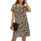 thumbnail image 2 of Camiseta informal de verano para mujer, vestidos de playa, vestido de hombro con tiras de manga corta Pompotops ghjkhdj11287, 2 of 7