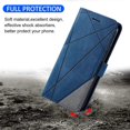thumbnail image 5 of For Samsung Galaxy S24 Fe Case Imprinted Lines Pu Leather Splicing Wallet Phone Cover, 5 of 5