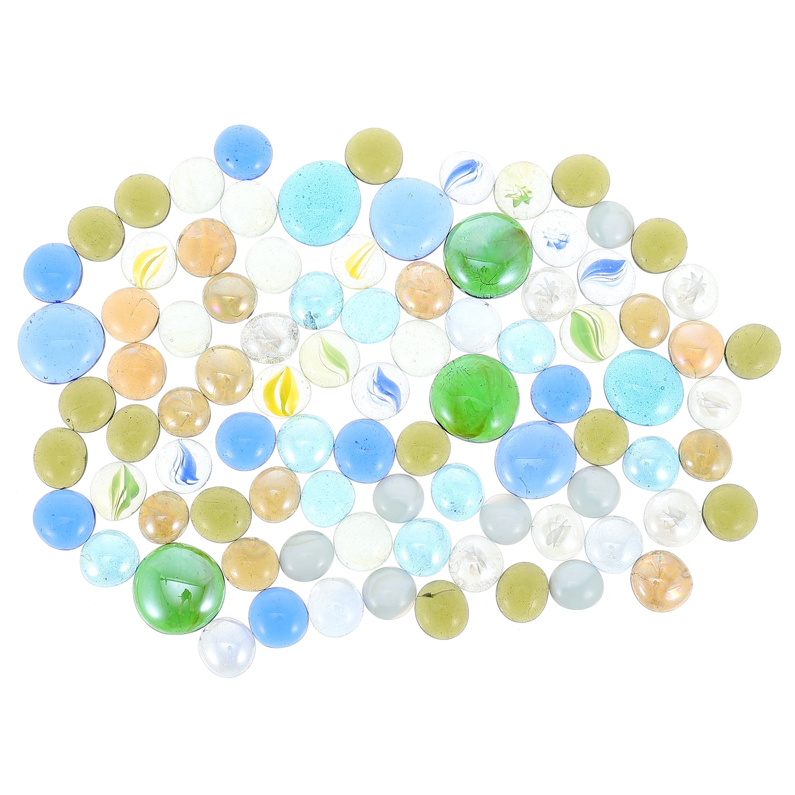 OUNONA Aquarium Glass Fish Tank Gravel Glow Fillers Dark Thedecorations