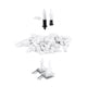 thumbnail image 4 of 85Pcs Repair Plantation Shutters Set Replacement Tool Portable Hardware DIY Metal Convenient Pin Louvers Staples for Windows Indoor Home Sunnimix  Reparación de persianas de plantación, 4 of 8