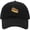 Black, variant on Wine Red Cotton Embroidered Hot Dog Trucker Baseball Hat for Men Women Daily Outdoor Accessory