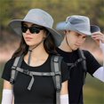 thumbnail image 3 of HLONK Chapeau de Soleil à Large Bord Chapeau de Pêche pour Hommes Protection Solaire avec Filet Chapeau de Randonnée Chapeau de Safaris Chapeau de Protection Uv Chapeau de Plage, 3 of 19
