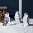 thumbnail image 2 of CUITING 3PCS Lighted Christmas Penguin LED Christmas Penguin Decoration Plug-in Christmas Light Up Penguin for Outdoor Yard Holiday Decor (Flat 2D), 2 of 5