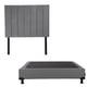 thumbnail image 1 of Box Base Cama Matrimonial + Cabecera Argos Gris, 1 of 7