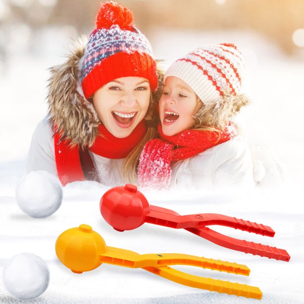 Ganfancp Snowball Maker Invierno Snowball Shape Toy Plastic Sandball Snowball Clip For Children Outdoor Play Snow Quick Snowball Making Machine Ofertas Del Día Liquidación 1X Recogedor de Nieve