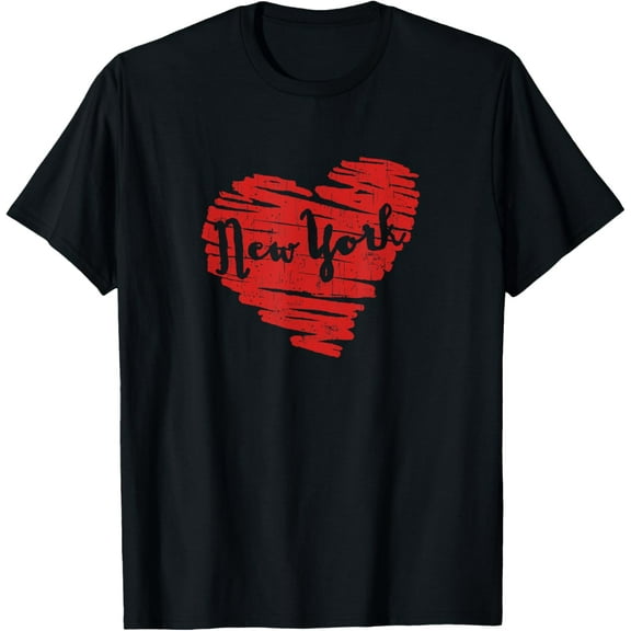 I Love New York Heart NY T-Shirt men and women can wear, black, white, gifts