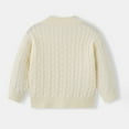 thumbnail image 6 of KAUOD Boys Ribbed Sweater Cropped Zipper Long Sleeve Knit Pullover Sweater Kids Plain Soft Warm High Collar Tops Clothes, 6 of 9