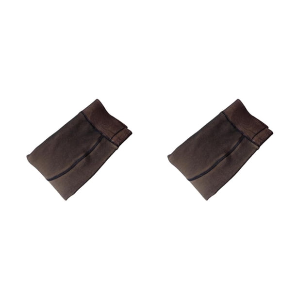 Sonducket Medias con forro polar para mujer, pantimedias térmicas, prendas de vestir, Color sólido, 300g, con pies, negro translúcido negro translúcido 300g Con pies 2piezas