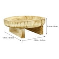 thumbnail image 3 of Wooden Flower Pot Stand Plant Plants Mini Household Vase Indoors Flowerpot Stool Pots, 3 of 6