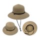 thumbnail image 2 of Women Floppys Straw Hat Wide Brim Foldable Beach Cap Breathable Lightweight Sun Hat for Outdoor, 2 of 5