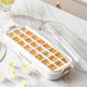 thumbnail image 3 of 24Grid Press Type Ice Tray Mold Food Grade Silicone Press Type Ice Cube Tray Mold DIY Ice Maker Ice-, 3 of 5