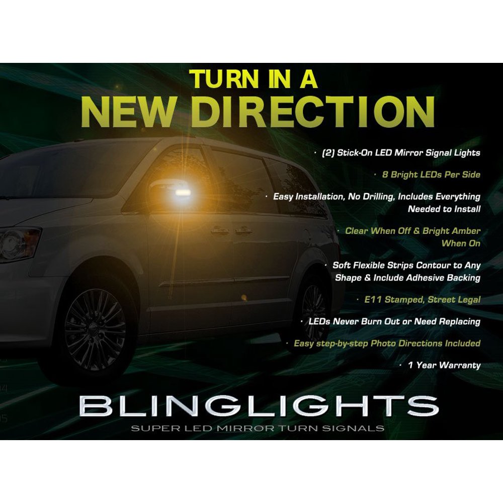 Chrysler Town & and Country Side LED Mirror Turnsignals Turn Signals