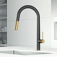 thumbnail image 3 of Vigo Vg02029 Greenwich 1.8 GPM Single Hole Pull Down Kitchen Faucet, 3 of 14