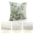 thumbnail image 4 of Nawypu Spring Summer Pillow Cover - Green Watercolor Eucalyptus Leaf Botanical Cushion Case, Nature-Inspired Home Decor, Ideal for Spring and Summer Sofa Accent, 4 of 5