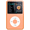 Orange, variant on Innioasis Portable Mini HiFi Sound Bluetooth MP3 Player, 128GB with FM Radio and Built-in Speaker, Black