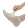 thumbnail image 3 of 4 Pairs Women Low-Cut Lace Knit Ankle Socks Soft Stretch Cotton Mesh Design Breathable Lightweight Everyday Wear - 4 pcs-4, 3 of 6