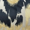 thumbnail image 5 of Plutus Velvet Glamour Black, Gold, Cream Handmade Luxury Pillow - Double sided 18" x 18", 5 of 5