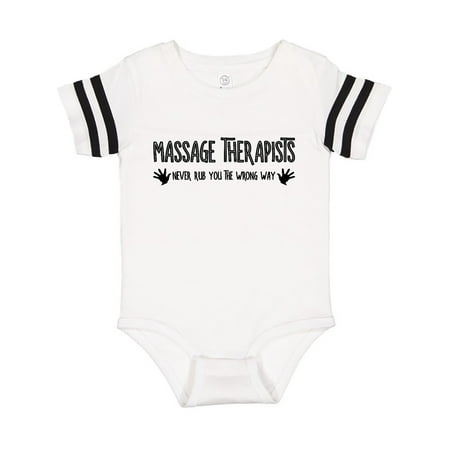 

Inktastic Massage Therapists Hands Rub Gift Baby Boy or Baby Girl Bodysuit