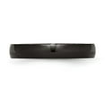 thumbnail image 3 of Chisel Stainless Steel Polished Black IP-plated 4mm Band, 3 of 7