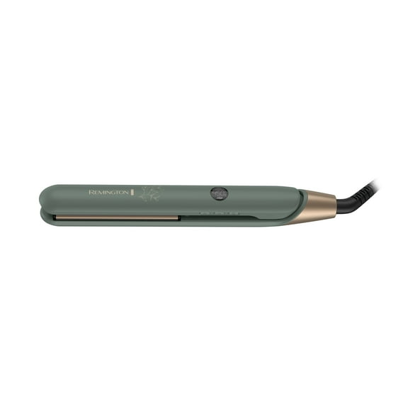 Remington Botanicals™ 1" Flat Iron, Ceramic, Micro-Conditioners, BotaniCare Setting, Green