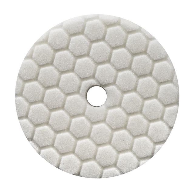 Almohadilla pulidora Chemical Guys BUFX114HEX5 blanca 14 cm