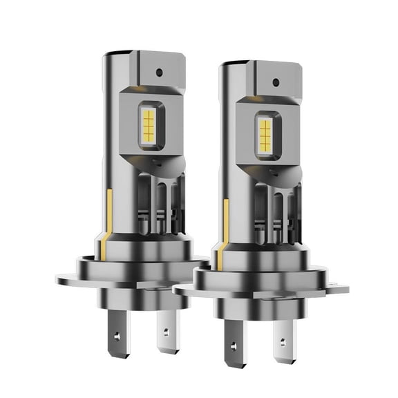 2x LED H7 Headlight Bulbs 60W 6000LM 1:1 Orignal Size 600% Brighten Replace for Car Lights 6000K