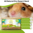 thumbnail image 3 of (8 Pound Bag) Hamster or Gerbil Bathing Sand Litter- All Natural Dry Desert Sand, 3 of 5