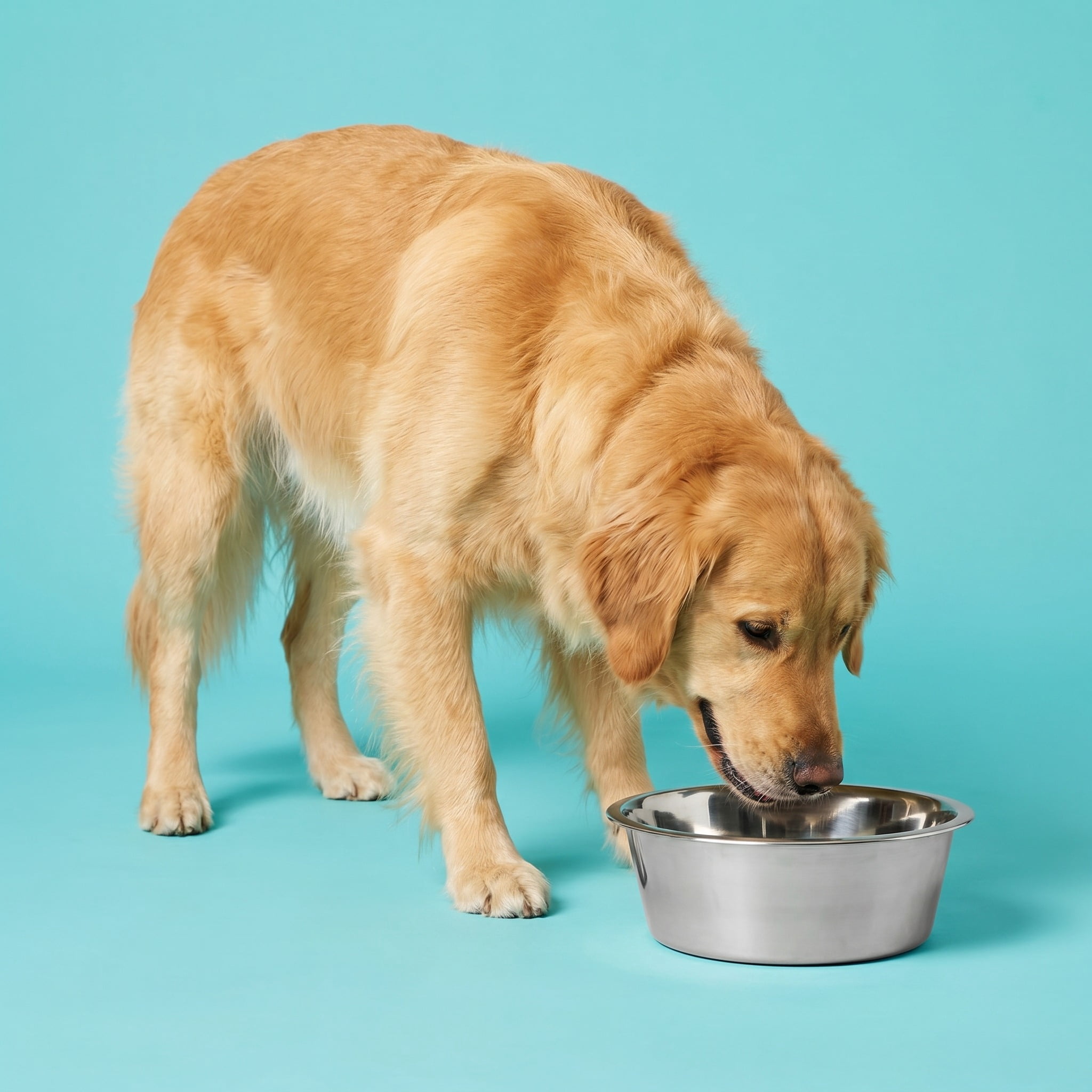(2 pack) Vibrant Life Extra Large 38-Cup Stainless Steel Pet Bowl, Silver