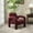 Red, variant on SEYNAR Mid-Century Modern Velvet Upholstered Accent Chair,Elephant Trunk Lounge Chair for Living Room(Red)