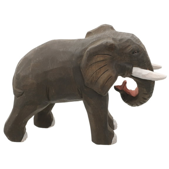 Statues for Home Decor Paired Elephant Figurine Animal Desktop Ornaments
