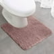thumbnail image 1 of Felpuda de baño | Alfombra antideslizante de microfibra engrosada | Fondo de goma TPR de secado rápido absorbente de agua | Forma geométrica | Lavable | 50x50cm | 1-Pack, 1 of 5