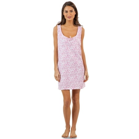 

Casual Nights Women s Poly Cotton Sleeveless Nightgown Chemise