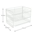thumbnail image 5 of Mainstays 3-Tier Can Dispenser Rack Organizer Powder Coated Steel White, 5 of 9