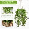 thumbnail image 4 of Artificial Hanging Plants 14 inch Fake Greenery Succulent Potted Plant Ceramic Planter for Home Wall Indoor Outdoor Decor, 4 of 6