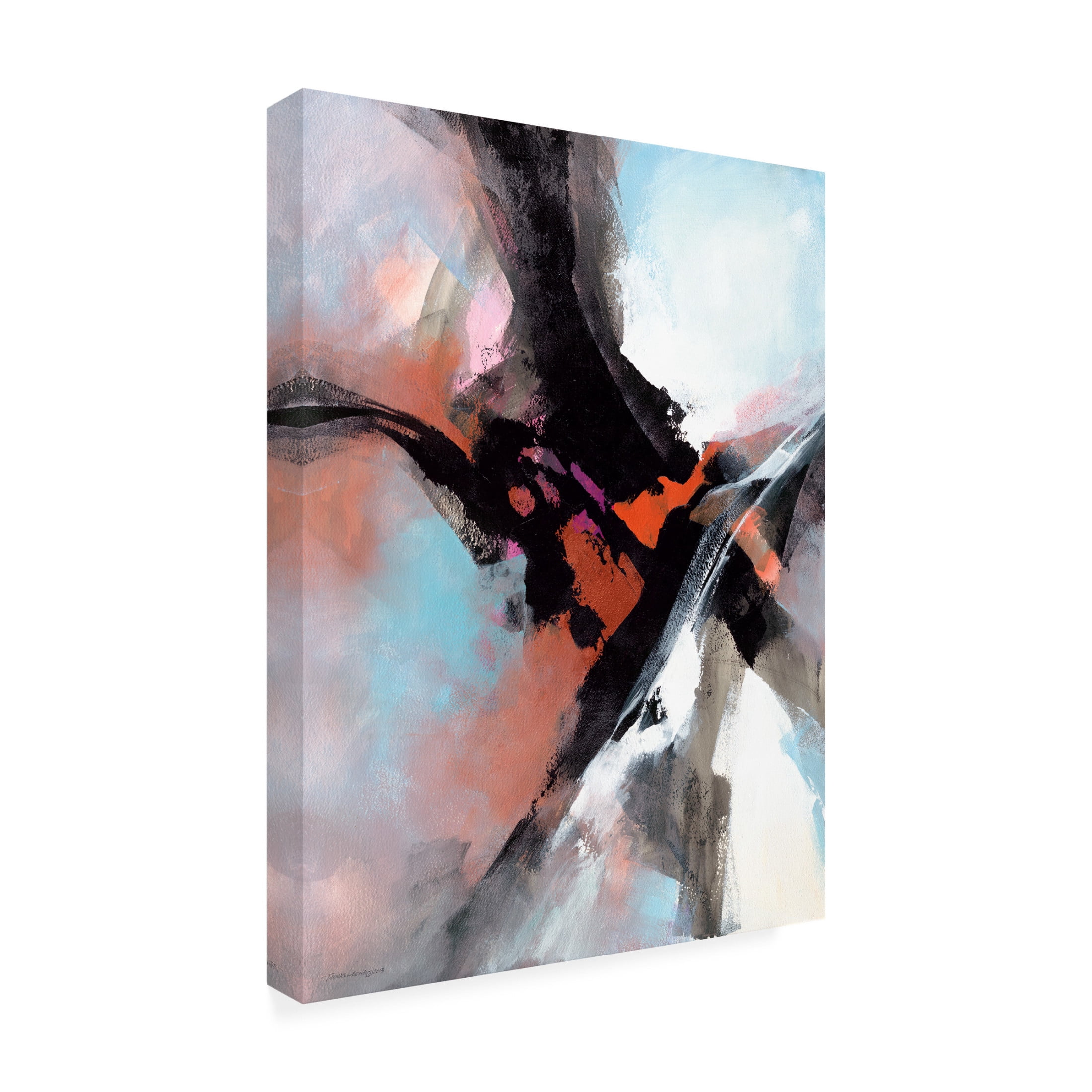 Canvas Wall Art - Thomas Leung 'Motivation' Wall Art for Living Room, Bedroom, or Office Décor by Trademark Fine Art - 14 x 19 Inches