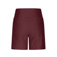 thumbnail image 5 of Gamivast Womens Under $10 Shorts for Women 2025 Trendy Knee Length Stretchy High Waisted Shorts Summer Casual Shorts with Pockets Wine XL Returns and Refunds, 5 of 8