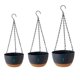 thumbnail image 2 of Maceta colgante de flores ANGGREK doble cadena cesta colgante cuenca de absorción de agua automática, 2 of 8
