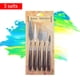 thumbnail image 1 of Espátula de pintura de acero inoxidable paleta de mezcla de colores raspador de pintura con mango de plástico 5 Piezas Scienceny EL4648-00B, 1 of 2