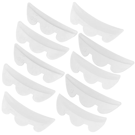 TABLETREANDS Silicone Eyelash Perming Pads 10 Pairs 4.3x1.3cm For Certified Lash Lifting