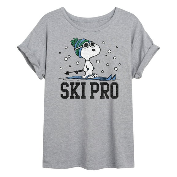Peanuts - Snoopy Ski Pro - Women's Oversized T-Shirt