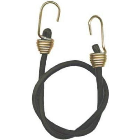 

24 Black Heavy Duty Bungee Cord Industrial Strength 4PK