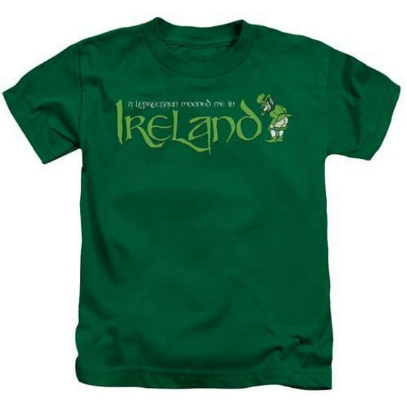 Trevco  Leprechaun Moon-Short Sleeve Juvenile 18-1 T-Shirt, Kelly Green - Small 4